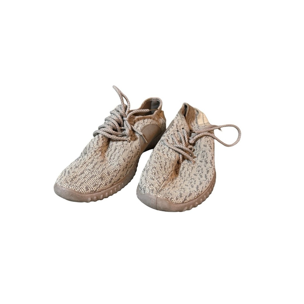 Unbranded Beige Knit Athletic Sneakers Yeezy Style Mens 10